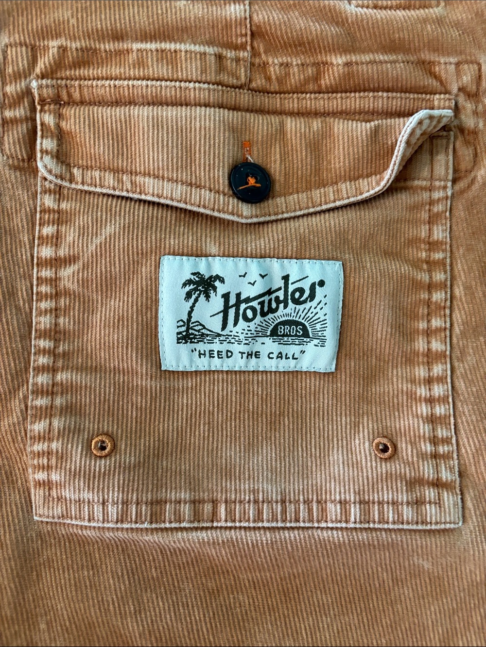 Howler Brothers Men's Corduroy Shorts Size 34 - Picture 3 of 10